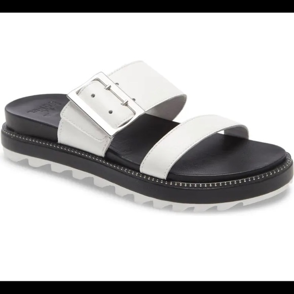 SOREL ROAMING BUCKLE SLIDE SANDAL WHITE Size: V - Picture 3 of 8